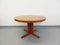 Vintage Round Dining Table in Wood Mosaic Teak and Walnut with Extensions by Dieter Waeckerlin, Swiss, 1960s, Image 19