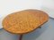 Vintage Round Dining Table in Wood Mosaic Teak and Walnut with Extensions by Dieter Waeckerlin, Swiss, 1960s, Image 15