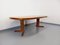 Vintage Round Dining Table in Wood Mosaic Teak and Walnut with Extensions by Dieter Waeckerlin, Swiss, 1960s, Image 9