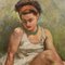 Maurice Callewaert, Young Dancer, 1930, Oil on Canvas, Framed 4