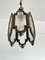Vintage Bronze Ceiling Lamp, Italy, 1970s, Image 10
