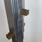 Italian Aluminum & Brass Coat Rack, 1970s 3