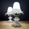 Vintage Murano Nachttischlampe, Italien, 1980er, 2er Set 2