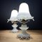 Vintage Murano Night Table Lamp, Italy, 1980s, Set of 2 2