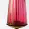 Italian Ruby Glass and Gold Table Lamp from Barovier & Toso 7