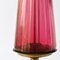 Italian Ruby Glass and Gold Table Lamp from Barovier & Toso, Image 7