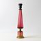 Italian Ruby Glass and Gold Table Lamp from Barovier & Toso 3