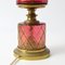 Italian Ruby Glass and Gold Table Lamp from Barovier & Toso 6