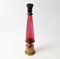 Italian Ruby Glass and Gold Table Lamp from Barovier & Toso 5