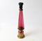 Italian Ruby Glass and Gold Table Lamp from Barovier & Toso, Image 5