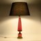Italian Ruby Glass and Gold Table Lamp from Barovier & Toso 2