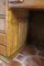 American Desk with Vintage Curtain in Walnut, 1960s 11