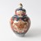 Vase Temple Jar Antique en Porcelaine Imari, Japon, 1890s 7