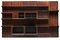 Large Rosewood Modular Wall Shelving System by Poul Cadovius for Cado, 1950s, Set of 21 2