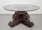 Anglo-Indian Hand-Carved Hardwood and Glass Coffee Table 1840, 1890s, Image 9