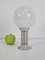 Vintage Table Lamp in Milk Glass and Metal from Herda, 1970s 3