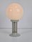 Vintage Table Lamp in Milk Glass and Metal from Herda, 1970s 2