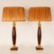 Vintage Empire Table Lamps in Faux Rosewood & Gilded Brass, 1980s, Set of 2 12