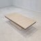 Italian Coffee Table in Travertine and Granite, 1980s 7