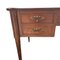 French Walnut Desk with 5 Drawers, Image 7