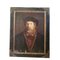 Artiste Italien, Portrait de Gentleman, 19ème Siècle, Huile sur Toile 1
