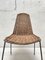 Vintage Stuhl aus Korbgeflecht & Metall, 1950er 19