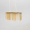 Hanging Lamp in Glass & Brassb y Orrefors, Sweden, 1960s 4