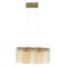 Hanging Lamp in Glass & Brassb y Orrefors, Sweden, 1960s 1