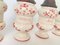 French Sugar, Coffee, Salt, Pepper and Flour Kitchen Pots in White Ceramic, Set of 5 5