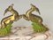 Art Deco Brown Antelopes Book Ends in Marble and Brass, France, 1940, Set of 2, Image 8