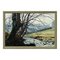 Arthur Terry Blamires, Tree over a River in Yorkshire Dales, 1989, Oil Painting, Framed 1