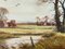 Peter J Greenhill, English Country Landscape, 1980, Peinture à l'huile, Encadré 11