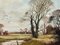 Peter J Greenhill, English Country Landscape, 1980, Peinture à l'huile, Encadré 9