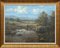 Joop Smits, Paesaggio fluviale con montagne e alberi, 1995, Pittura, Incorniciato, Immagine 8