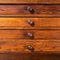 Large Belgian Oak Jewellers Workshop Chest of Drawers, 1930s 4