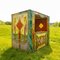 Handpainted Fairground Dodgems Ticket Booth, 1950s, Image 6