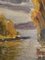 Lennart Rosensohn, paysage suédois, milieu du 20e siècle, peinture à l'huile, encadré 9