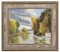 Lennart Rosensohn, paisaje sueco, mediados del siglo XX, pintura al óleo, enmarcado, Imagen 1