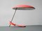 Mid-Century Italian Modernist Table Lamp with Red Shrink Varnish, Image 7