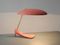 Mid-Century Italian Modernist Table Lamp with Red Shrink Varnish 4