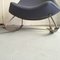 F595 Rocking Chair in Blue Fabric and Steel by Geoffrey Harcourt for Artifort, 1960s 8