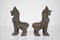Early 20th Century Singha Temple Guardian Lions in Bronze, 1920s, Set of 2, Image 5