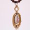 French Miniature Fine Pearl 18K Rose Gold Pendant, 19th Century 5