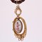 French Miniature Fine Pearl 18K Rose Gold Pendant, 19th Century 4