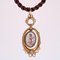 French Miniature Fine Pearl 18K Rose Gold Pendant, 19th Century 11