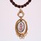 French Miniature Fine Pearl 18K Rose Gold Pendant, 19th Century, Image 11