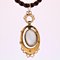 French Miniature Fine Pearl 18K Rose Gold Pendant, 19th Century 10