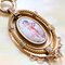 French Miniature Fine Pearl 18K Rose Gold Pendant, 19th Century 7