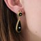 Fine Pearls, Onyx and 18 Karat Yellow Gold Dangle Earrings, 19th Century, Set of 2 7