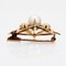 Modern Cultured Pearl and 18 Karat Yellow Gold Star Brooch 3